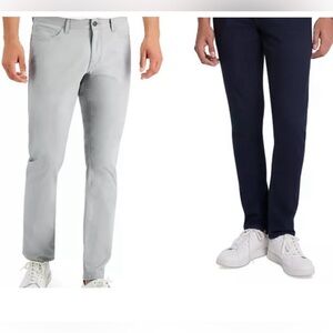 Michael Kors 2 pairs of Parker slim fit dress pants blue and gray‎
